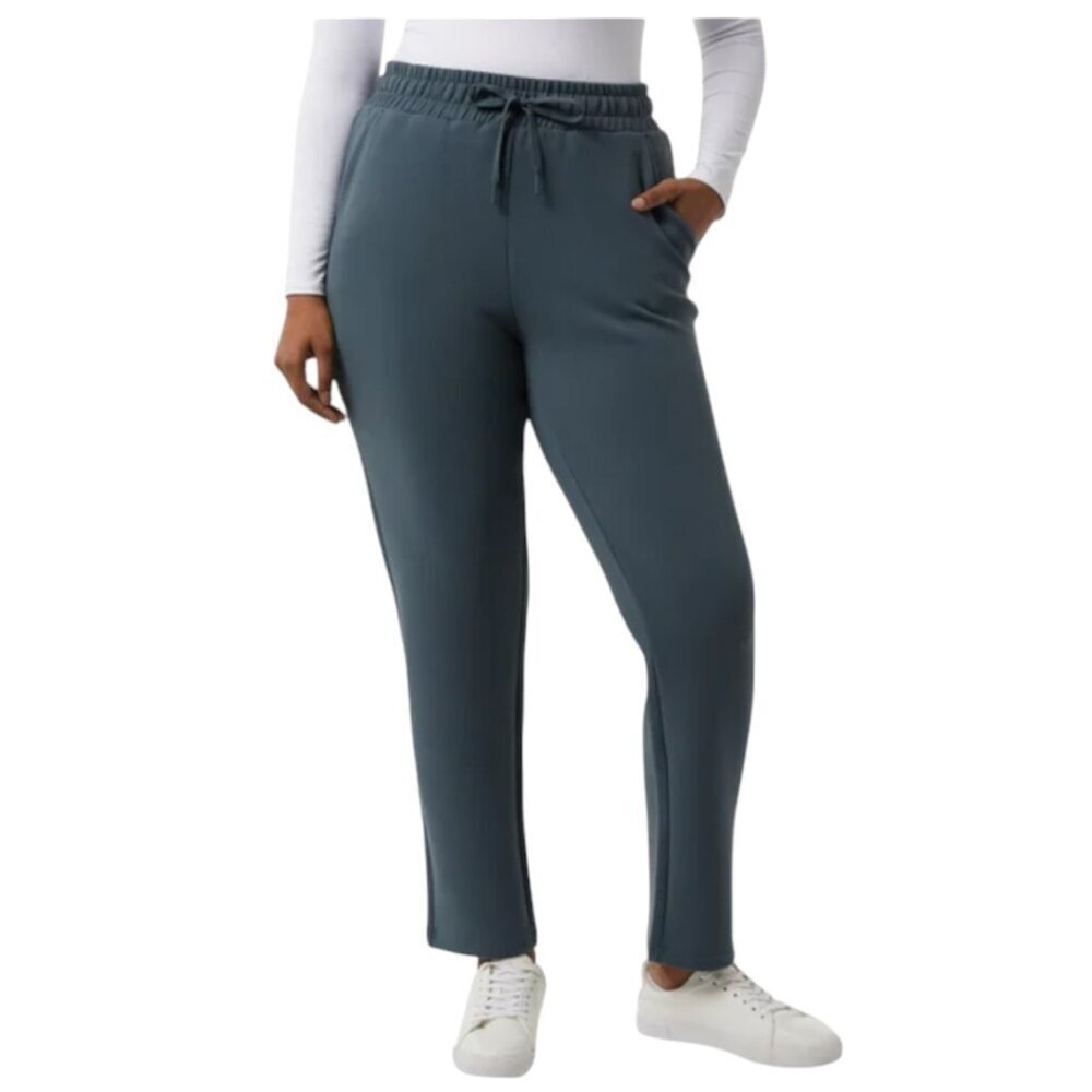 NEW 32 Degrees Sueded High Rise Pant | Green